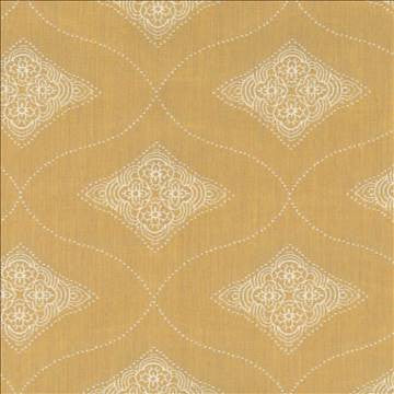 Cipollini Io Gold by Kasmir Fabric 1413 100% Acrylic USA 12,000 Wyzenbeek Double Rubs H: 7 2/8 inches, V: 5 4/8 inches 54 - Fabric Carolina - Kasmir