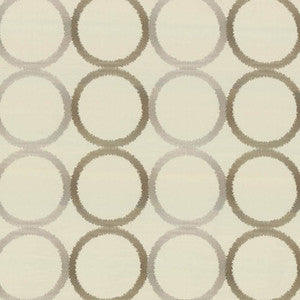Circle Around Parchment  by Kasmir Fabric
