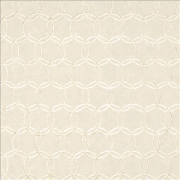 Circles Of Life Ivory by Kasmir Fabric 1367 100% Cotton Embroidery Contents 100% Rayon CHINA 50,000 Wyzenbeek Double Rubs H: 2 7/8 inches, V: 2 7/8 inches 54 - Fabric Carolina - Kasmir