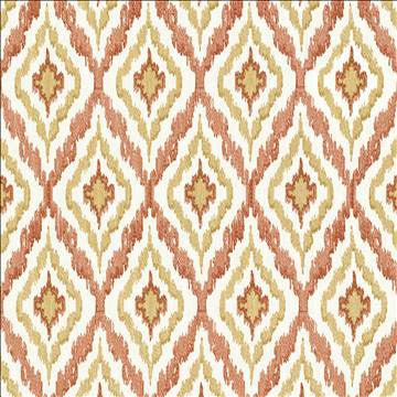 City Dreams Coral by Kasmir Fabric 1450 73% Polyester 27% Cotton INDIA 30,000 Wyzenbeek Double Rubs H: 4 2/8 inches, V: 9 2/8 inches 54 - Fabric Carolina - Kasmir