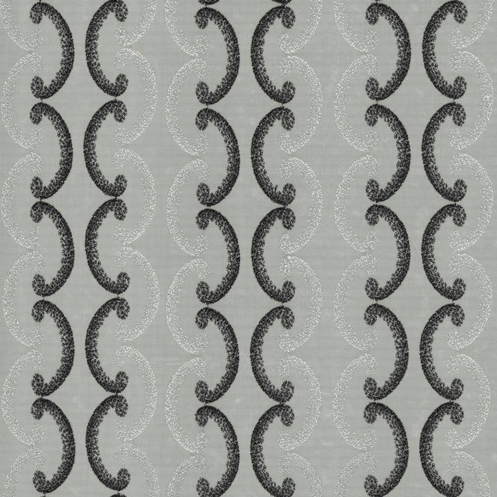 City Rhythm Thunderstorm by Kasmir Fabric 5077 100% Polyester Embroidery Contents 100% Polyester CHINA Not Tested H: 11 inches, V:6 inches 116 - Fabric Carolina - Kasmir