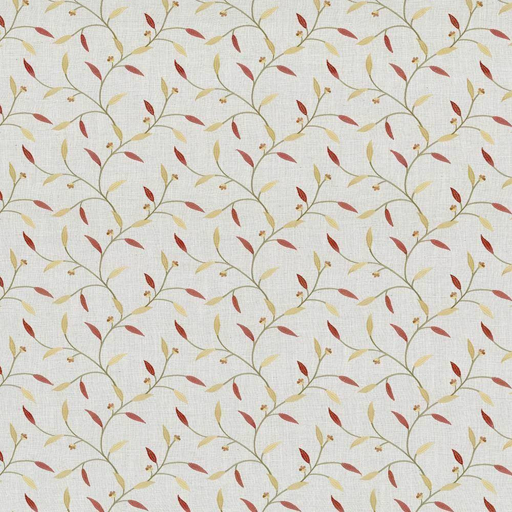 Claire'S Garden Bouquet by Kasmir Fabric 1443 70% Viscose 30% Linen Embroidery Contents 100% Rayon INDIA 30,000 Wyzenbeek Double Rubs H: 12 5/8 inches, V:6 2/8 inches 54 - 55 - Fabric Carolina - Kasmir