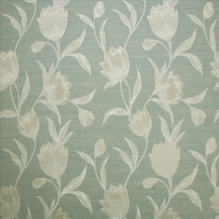 Clara Aqua by Kasmir Fabric 5142 67% Polyester
33% Cotton
 INDIA </p><p>Repeat: Horizontal: 13 6/8 inches and Vertical: 15 inches 55 - Fabric Carolina -