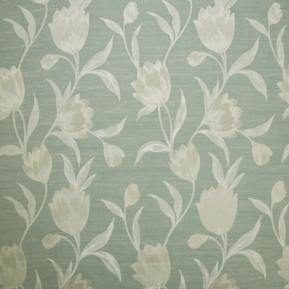 Clara Aqua by Kasmir Fabric 5142 67% Polyester
33% Cotton
 INDIA </p><p>Repeat: Horizontal: 13 6/8 inches and Vertical: 15 inches 55 - Fabric Carolina -