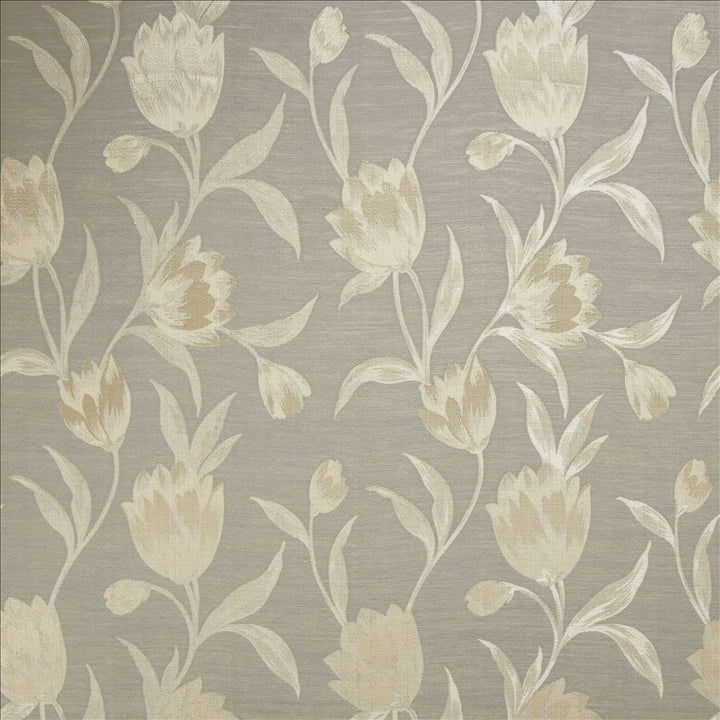 Clara Silver by Kasmir Fabric 5141 67% Polyester
33% Cotton
 INDIA </p><p>Repeat: Horizontal: 13 6/8 inches and Vertical: 15 inches 55 - Fabric Carolina -