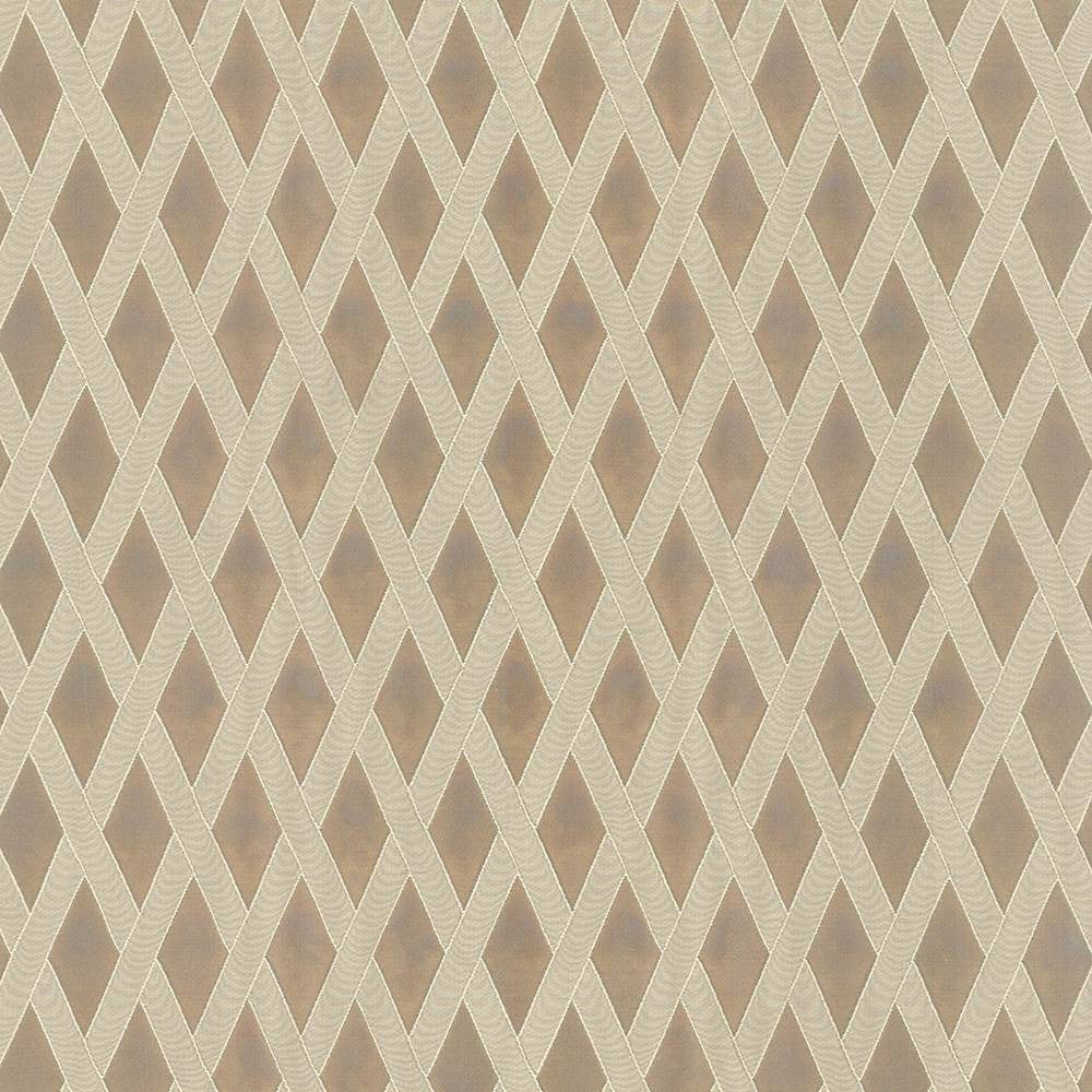 Classic Trellis Fawn by Kasmir Fabric 5083 100% Polyester CHINA 60,000 Wyzenbeek Double Rubs H: 1 7/8 inches, V:3 2/8 inches 55 - Fabric Carolina - Kasmir