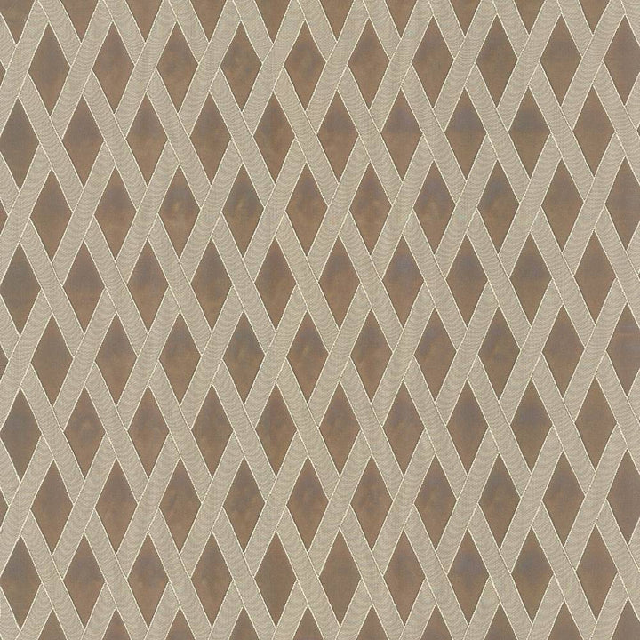 Classic Trellis Taupe by Kasmir Fabric 5084 100% Polyester CHINA 60,000 Wyzenbeek Double Rubs H: 1 7/8 inches, V:3 2/8 inches 55 - Fabric Carolina - Kasmir