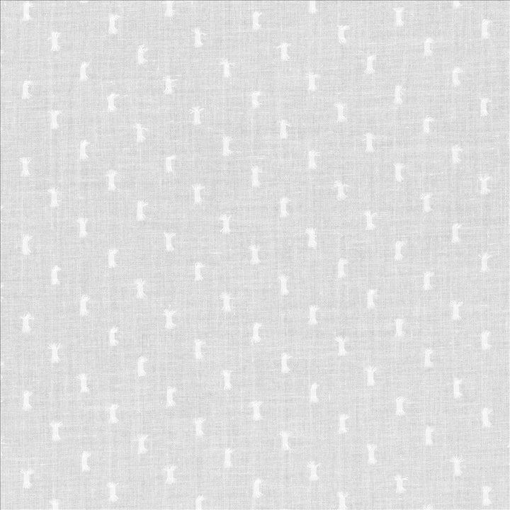 Clipper Snow  by Kasmir Fabric See sample 67% Polyester
33% Cotton
 FRANCE Not Tested </p><p>Repeat: Horizontal: 2 6/8 inches and Vertical: 1 5/8 inches 59  - Fabric Carolina -