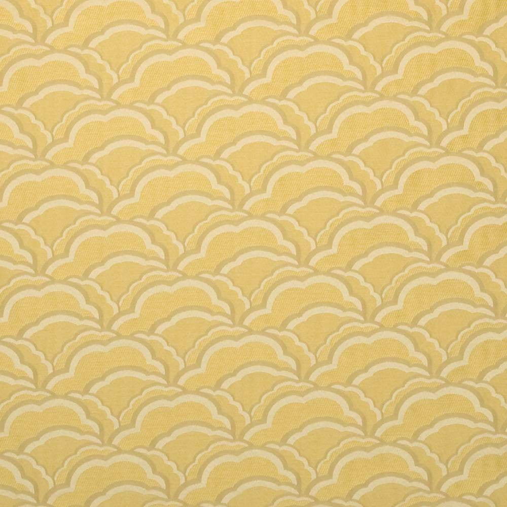 Cloudburst Buttercup by Kasmir Fabric 1404 54% Rayon 46% Polyester USA 45,000 Wyzenbeek Double Rubs H: 6 6/8 inches, V:6 2/8 inches 54 - 57 - Fabric Carolina - Kasmir