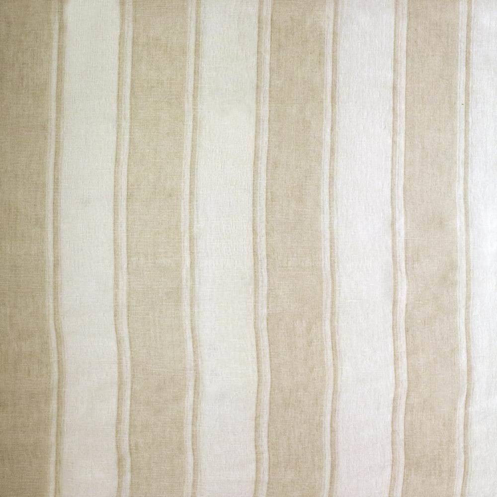 Coastal Gem Natural by Kasmir Fabric 5108 100% Linen INDIA Not Tested H: 8 6/8 inches, V:N/A 54 - 56 - Fabric Carolina - Kasmir
