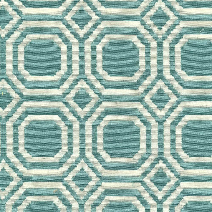 Coffer Teal by Kasmir Fabric 1401 36% Rayon 33% Polyester 31% Polypropylene CHINA 48,000 Wyzenbeek Double Rubs H: 1 6/8 inches, V:1 7/8 inches 56 - Fabric Carolina - Kasmir