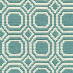 Coffer Teal by Kasmir Fabric
