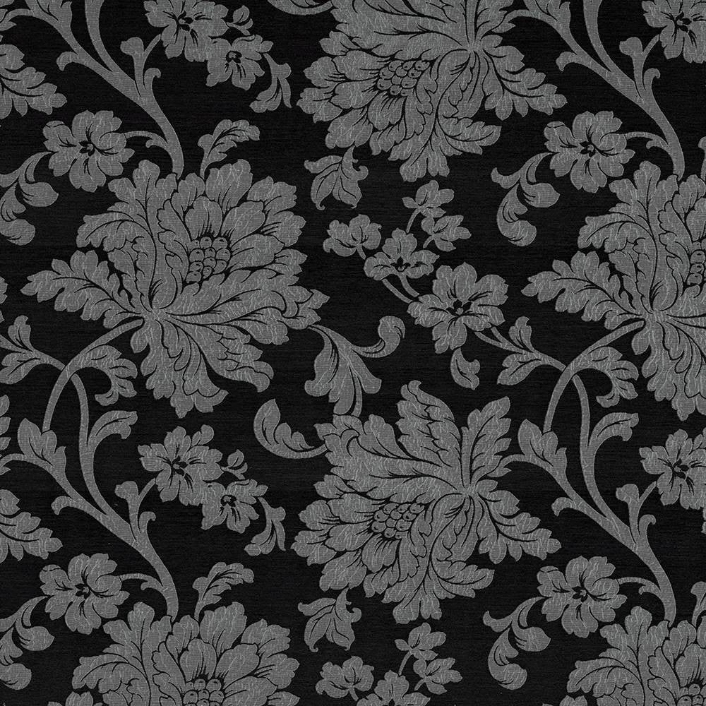 Como Damask Quicksilver by Kasmir Fabric 8004 70% Viscose 17% Polyester 13% Cotton ITALY 12,000 Martindale Cycles H: 27 5/8 inches, V:27 5/8 inches 54 - 55 - Fabric Carolina - Kasmir