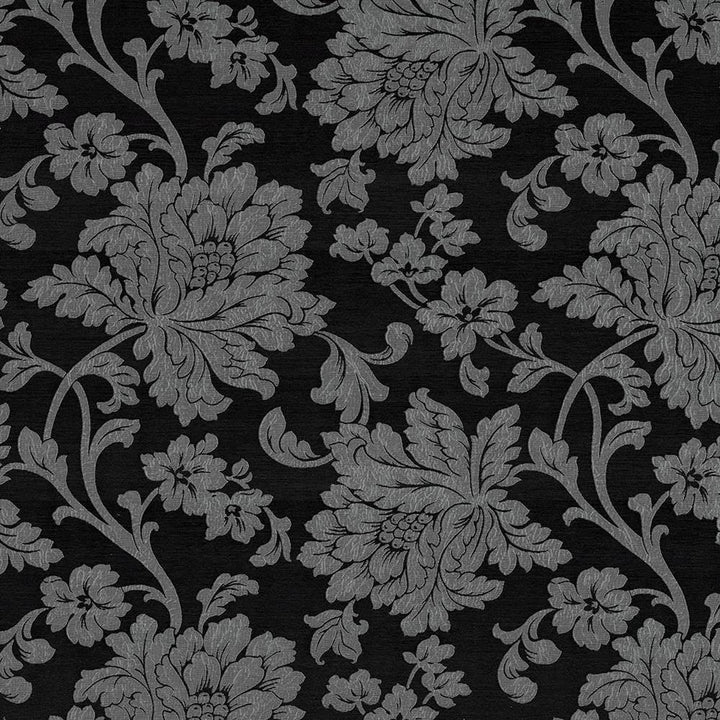Como Damask Quicksilver by Kasmir Fabric 8004 70% Viscose 17% Polyester 13% Cotton ITALY 12,000 Martindale Cycles H: 27 5/8 inches, V:27 5/8 inches 54 - 55 - Fabric Carolina - Kasmir