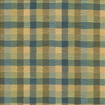 Confetti Check Island by Kasmir Fabric 1372 51% Cotton 49% Polyester TAIWAN 25,000 Wyzenbeek Double Rubs H: 3 3/8 inches, V: 6 6/8 inches 54 - Fabric Carolina - Kasmir