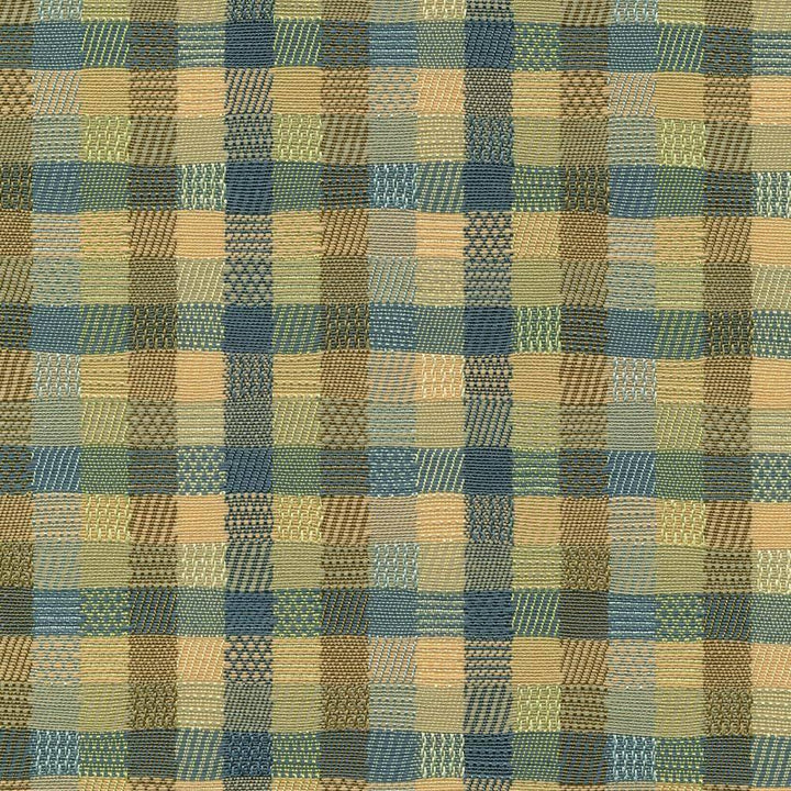 Confetti Check Island by Kasmir Fabric 1372 51% Cotton 49% Polyester TAIWAN 25,000 Wyzenbeek Double Rubs H: 3 3/8 inches, V:6 6/8 inches 54 - Fabric Carolina - Kasmir