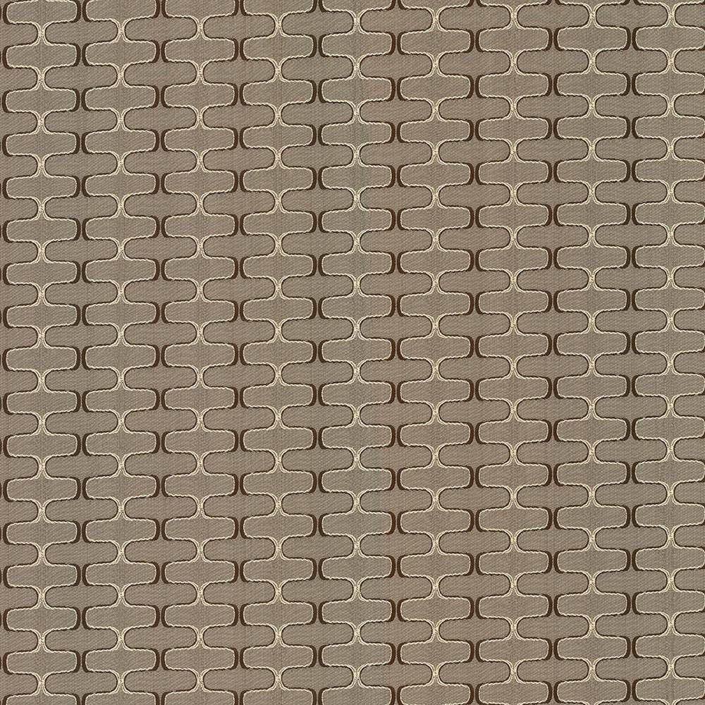 Conga Line Mocha by Kasmir Fabric 5084 100% Polyester CHINA 30,000 Martindale Cycles H: 2 inches, V:1 inches 56 - Fabric Carolina - Kasmir