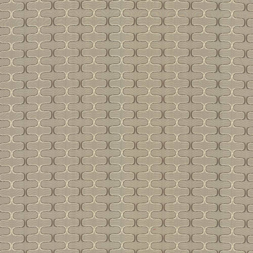 Conga Line Mushroom by Kasmir Fabric 5083 100% Polyester CHINA 30,000 Martindale Cycles H: 2 inches, V:1 inches 56 - Fabric Carolina - Kasmir