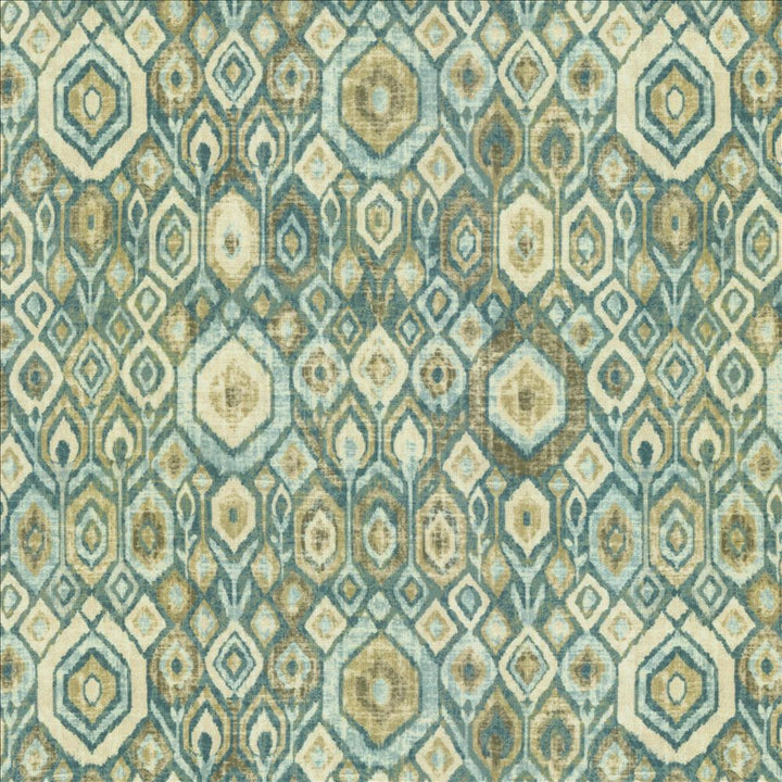 Contemplation Teal by Kasmir Fabric 5145 100% Polyester
 CHINA 15,000 Wyzenbeek Double Rubs </p><p>Repeat: Horizontal: 6 2/8 inches and Vertical: 13 inches 55 - Fabric Carolina -