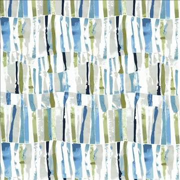 Contempo Stripe Aqua by Kasmir Fabric 5081 100% Cotton INDIA 3,000 Wyzenbeek Double Rubs H: 13 4/8 inches, V: 25 inches 54 - Fabric Carolina - Kasmir