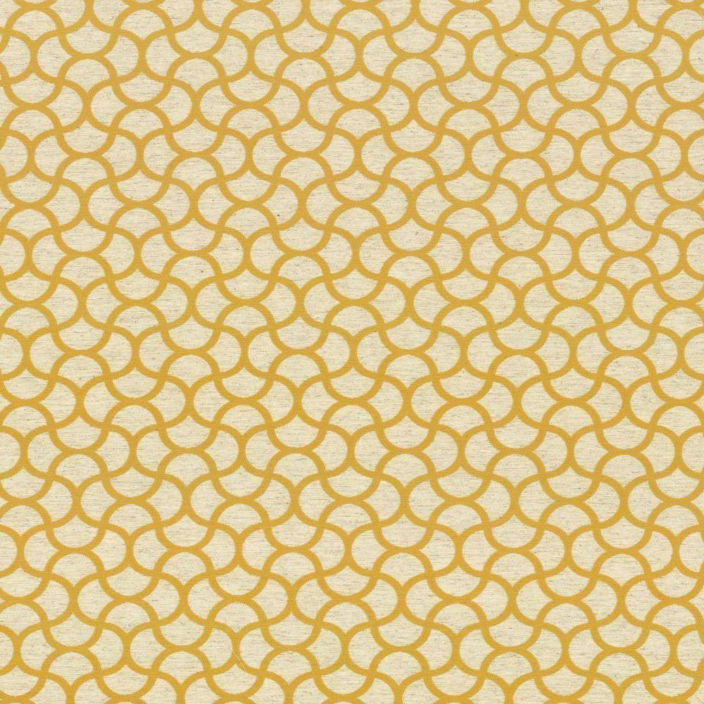 Coolrain Golden by Kasmir Fabric 1439 82% Polyester 18% Linen CHINA 30,000 Wyzenbeek Double Rubs H: 4 6/8 inches, V:4 6/8 inches 57 - Fabric Carolina - Kasmir