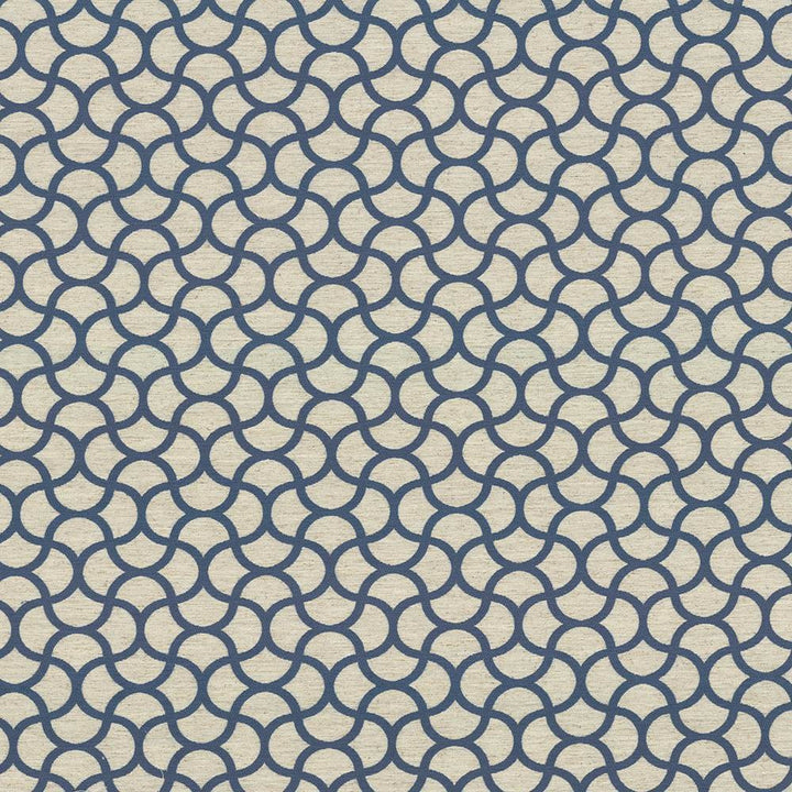 Coolrain Sea by Kasmir Fabric 1441 82% Polyester
18% Linen
 CHINA </p><p>Repeat: Horizontal: 4 6/8 inches and Vertical: 4 6/8 inches 57 - Fabric Carolina -