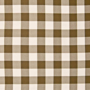 Copa Check Io Pecan by Kasmir Fabric