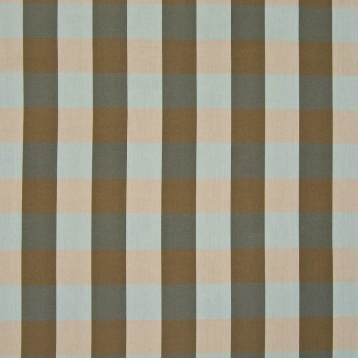 Copa Check Io Robins Egg by Kasmir Fabric 1395 100% High UV Polyester
 USA </p><p>Repeat: Horizontal: 3 3/8 inches and Vertical: 3 3/8 inches 54 - Fabric Carolina -
