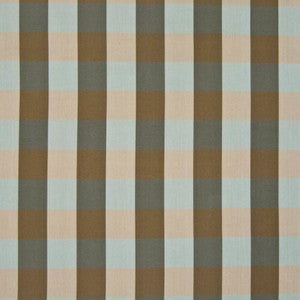 Copa Check Io Robins Egg by Kasmir Fabric
