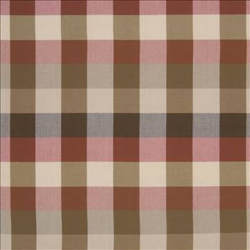 Copa Check Io Spice by Kasmir Fabric 1395 100% High UV Polyester USA 30,000 Wyzenbeek Double Rubs H: 3 3/8 inches, V: 3 3/8 inches 54 - Fabric Carolina - Kasmir