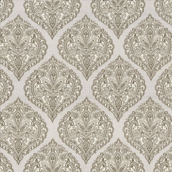 Copa Damask Smoke by Kasmir Fabric 5062 55% Linen
45% Rayon
 CHINA 15,000 Wyzenbeek Double Rubs </p><p>Repeat: Horizontal: 14 3/8 inches and Vertical: 14 5/8 inches 54 - Fabric Carolina -