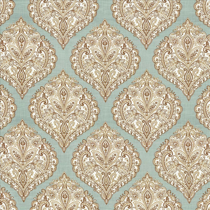 Copa Damask Spray by Kasmir Fabric 5065 55% Linen
45% Rayon
 CHINA </p><p>Repeat: Horizontal: 14 3/8 inches and Vertical: 14 5/8 inches 54 - 55 - Fabric Carolina -