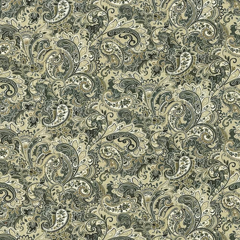 Copley Garden Granite by Kasmir Fabric 1416 100% Cotton PAKISTAN 15,000 Wyzenbeek Double Rubs Horizontal: 54 inches and Vertical: 25 2/8 inches 54 - 55 - Fabric Carolina -