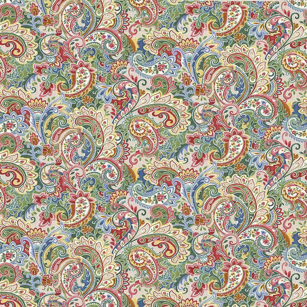 Copley Garden Summer by Kasmir Fabric 1418 100% Cotton PAKISTAN 15,000 Wyzenbeek Double Rubs H: 54 inches, V:25 2/8 inches 54 - 55 - Fabric Carolina - Kasmir
