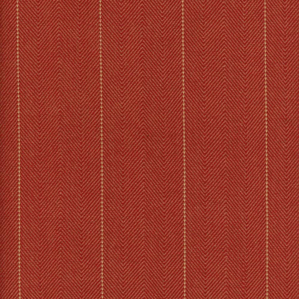 Copley Stripe Terracotta By Roth & Tompkins Fabric