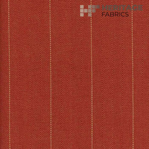 Copley Stripe Terracotta By Roth & Tompkins Fabric