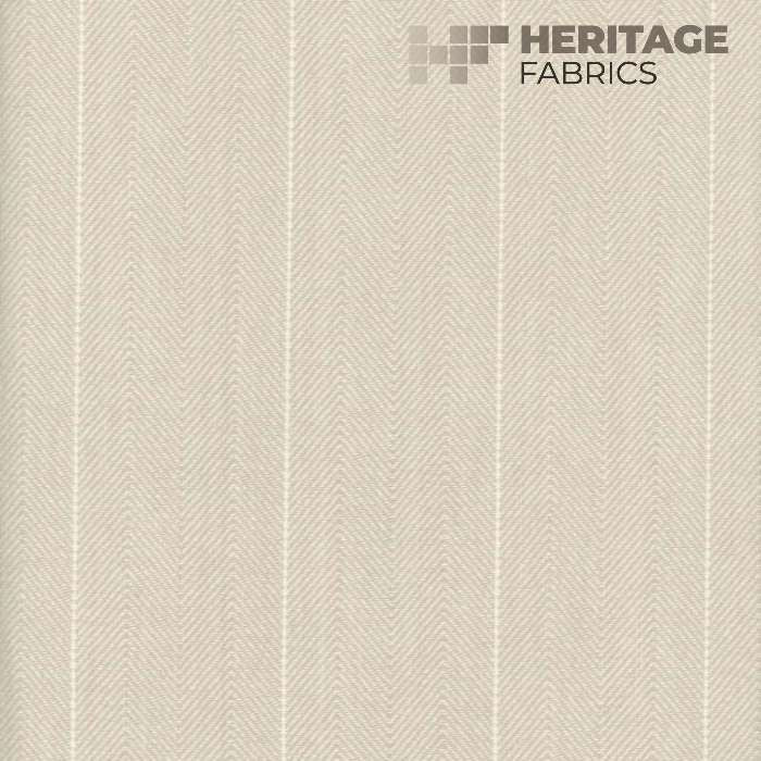 Copley Stripe Whitelinen by Heritage Fabric - 100% Cotton India 15,000 Horizontal: 2.3" and Vertical: N/A 54" - Fabric Carolina -