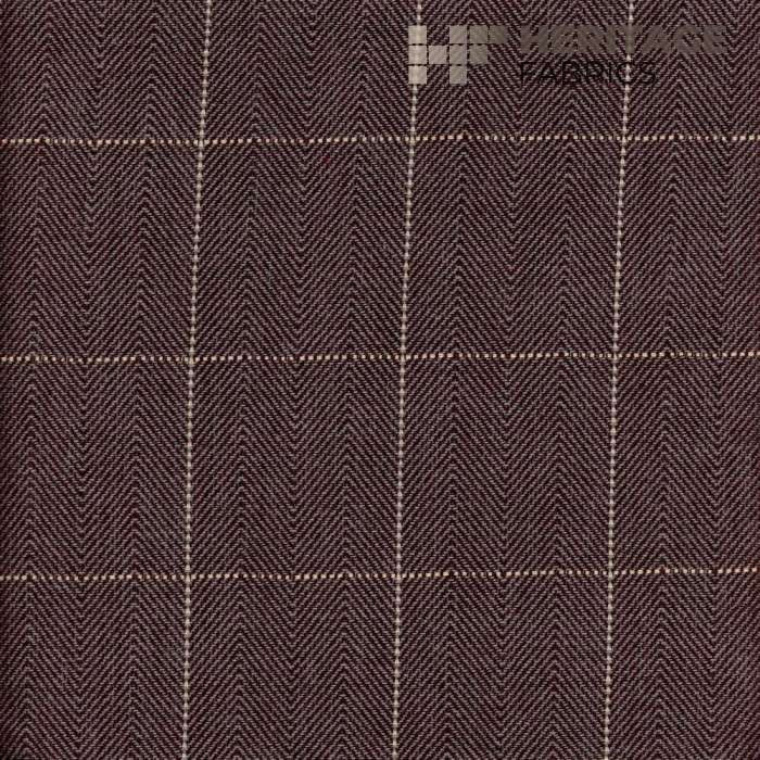 Copley Square Slate by Heritage Designer Fabric - 100% Cotton India 15,000 Horizontal: 2.3" and Vertical: 2.3" 54" - Swanky Fabrics -