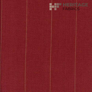 Copley Stripe Cardinal by Roth & Tompkins Fabric