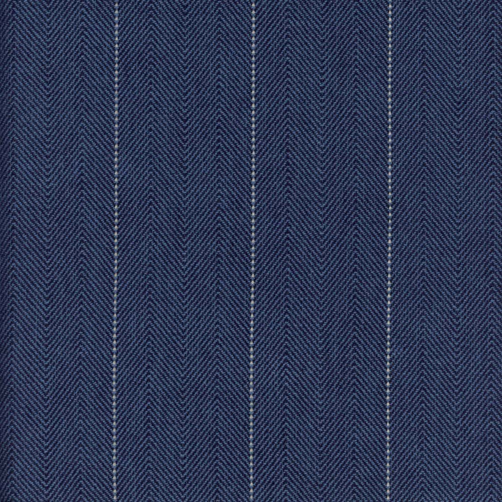 Copley Stripe Cobalt By Roth & Tompkins Fabric