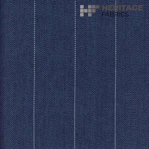 Copley Stripe Cobalt by Roth & Tompkins Fabric