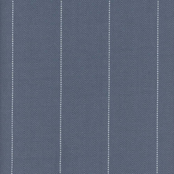 Copley Stripe Denim By Roth & Tompkins Fabric