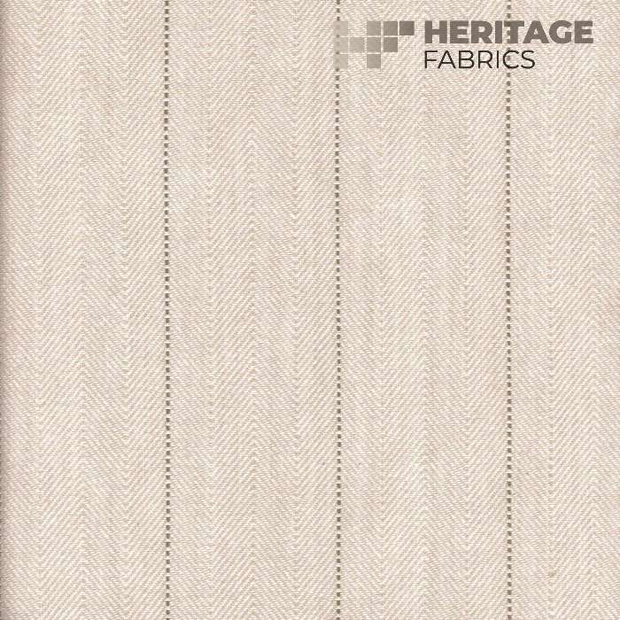 Copley Stripe Linen by Heritage Fabric - 100% Cotton India 15,000 Horizontal: 2.3" and Vertical: N/A 54" - Fabric Carolina -
