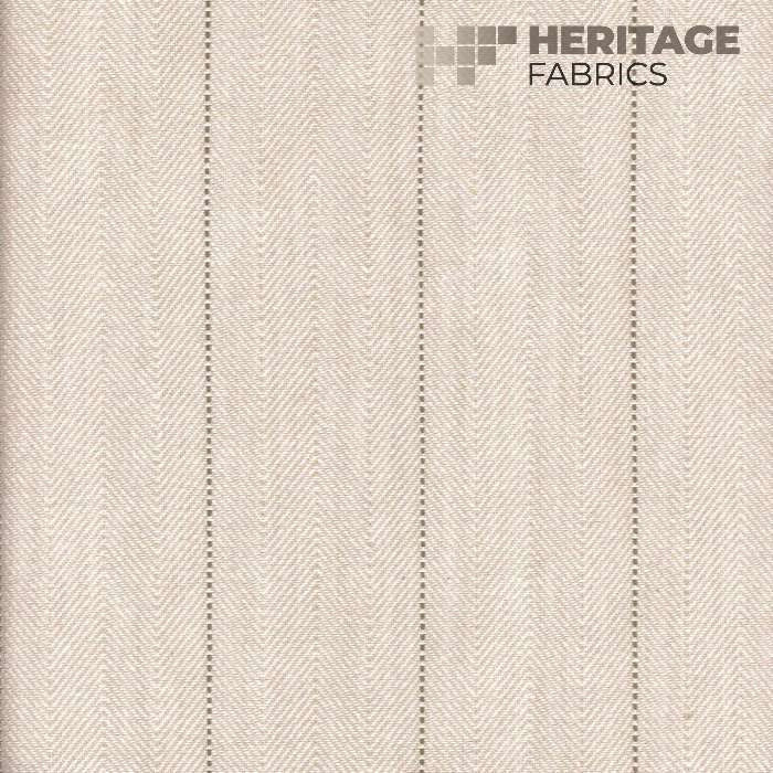 Copley Stripe Linen by Heritage Designer Fabric - 100% Cotton India 15,000 Horizontal: 2.3" and Vertical: N/A 54" - Swanky Fabrics -