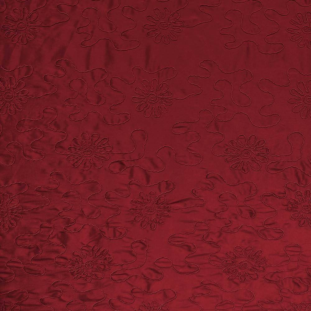 Coquette Wine by Kasmir Fabric 1387 100% Polyester CHINA Not Tested H: 9 inches, V:17 inches 56 - 57 - Fabric Carolina - Kasmir