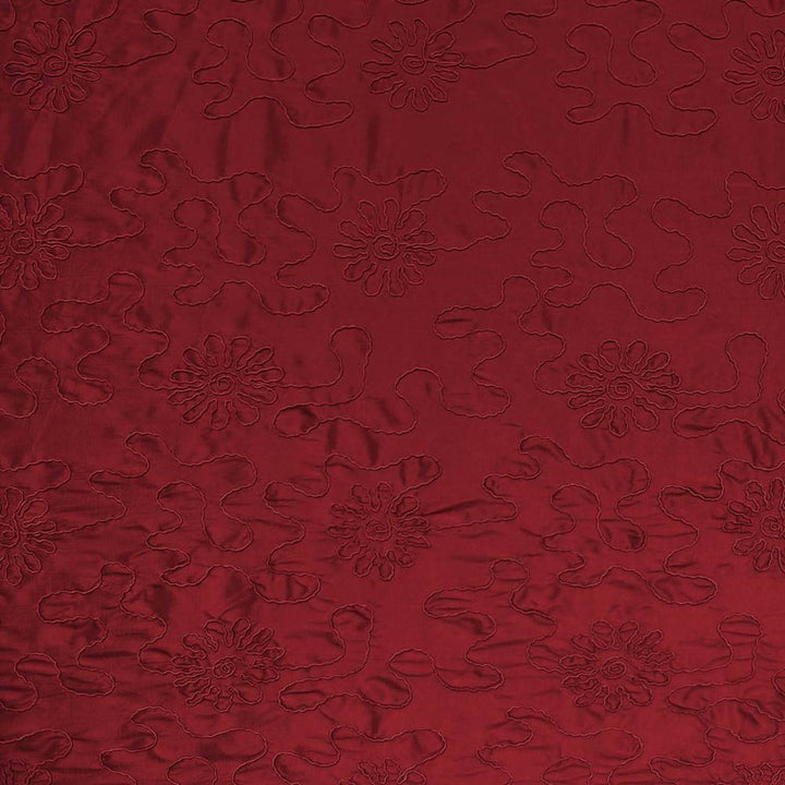 Coquette Wine by Kasmir Fabric 1387 100% Polyester CHINA Not Tested H: 9 inches, V:17 inches 56 - 57 - Fabric Carolina - Kasmir