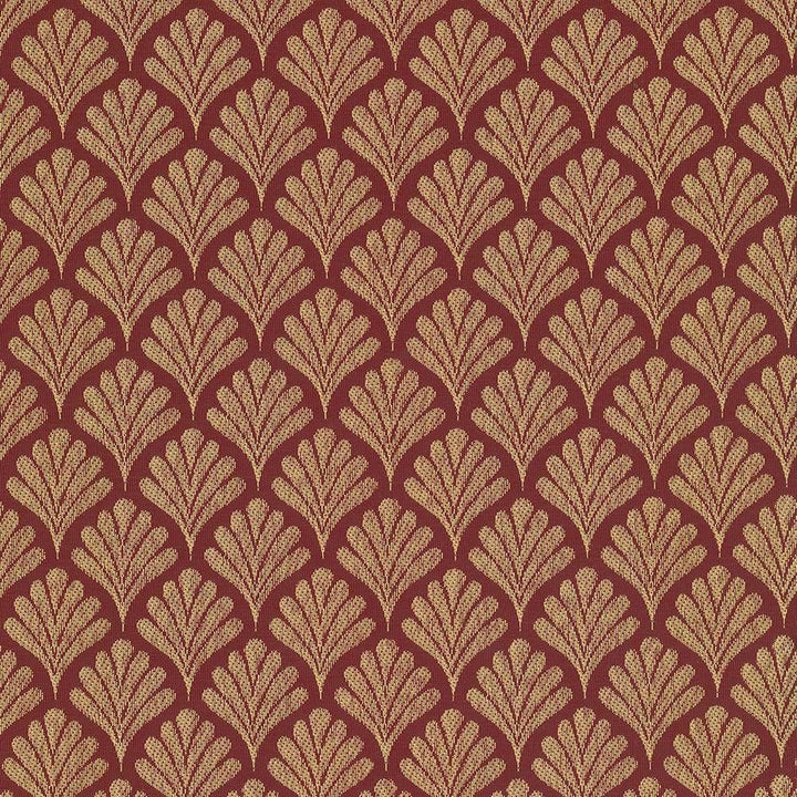 Coquille Red by Kasmir Fabric 5071 100% Polyester CHINA 41,000 Wyzenbeek Double Rubs H: 2 inches, V:1 6/8 inches 57 - Fabric Carolina - Kasmir