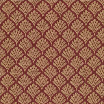 Coquille Red by Kasmir Fabric 5071 100% Polyester CHINA 41,000 Wyzenbeek Double Rubs H: 2 inches, V: 1 6/8 inches 57 - Fabric Carolina - Kasmir