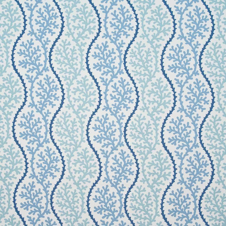 Coral Beach Pacific by Kasmir Fabric 1401 100% Cotton USA 15,000 Wyzenbeek Double Rubs H: 13 4/8 inches, V:13 4/8 inches 54 - Fabric Carolina - Kasmir
