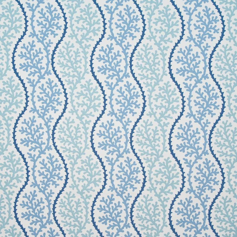 Coral Beach Pacific by Kasmir Fabric 1401 100% Cotton
 USA </p><p>Repeat: Horizontal: 13 4/8 inches and Vertical: 13 4/8 inches 54 - Fabric Carolina -